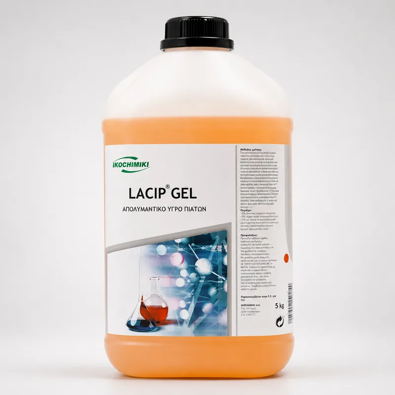 LACIP GEL ΑΠΟΛΥΜΑΝΤΙΚΟ ΥΓΡΟ ΠΙΑΤΩΝ 5KG